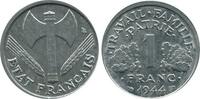 1 Franc 1 Franc Bazor Aluminium Etat Français -