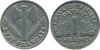 1 Franc 1 Franc Bazor Aluminium Etat Français -