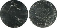 1 Franc 1 Franc Semeuse Nickel -