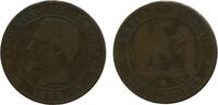 10 Centimes 10 Centimes Napoléon III Tête Nue Second Empire -