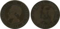 10 Centimes 10 Centimes Napoléon III Tête Nue Second Empire -