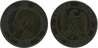 10 Centimes 10 Centimes Napoléon III Tête Nue Second Empire -