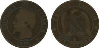 10 Centimes 10 Centimes Napoléon III Tête Nue Second Empire -