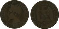 10 Centimes 10 Centimes Napoléon III Tête Nue Second Empire -