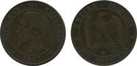 10 Centimes 10 Centimes Napoléon III Tête Nue Second Empire -