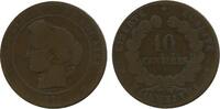 10 Centimes 10 Centimes Cérès Gouvernement de Défense Nationale -