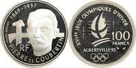  100 Francs 1991 Essai de 100 Francs Pierre de Coubertin PP 290,00 EUR  zzgl. 11,50 EUR Versand