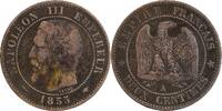 2 Centimes 2 Centimes Napoléon III Tête Nue Second Empire -