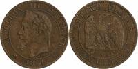 2 Centimes 2 Centimes Napoléon III Tête Laurée Variété Pointe du Buste Alignée -