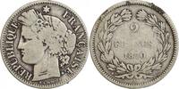 2 Francs 2 Francs Cérès Sans Légende Gouvernement de Défense Nationale -