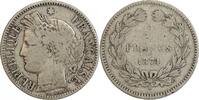 2 Francs 2 Francs Cérès Sans Légende Gouvernement de Défense Nationale -