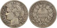 2 Francs 2 Francs Cérès Avec Légende Troisième République -