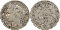 2 Francs 2 Francs Cérès Avec Légende Troisième République -
