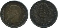 20 Centimes 20 Centimes Napoléon III Tête Nue Second Empire -
