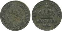 20 Centimes 20 Centimes Napoléon III Tête Laurée Petit Module Second Empire -