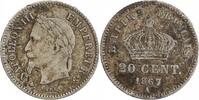 20 Centimes 20 Centimes Napoléon III Tête Laurée Grand Module Second Empire -