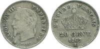 20 Centimes 20 Centimes Napoléon III Tête Laurée Grand Module Second Empire -