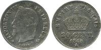 20 Centimes 20 Centimes Napoléon III Tête Laurée Grand Module Second Empire -