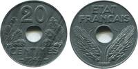 20 Centimes 20 Centimes Etat Français Type 20 -