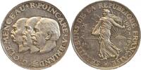 France 20 Francs Module de 20 Francs Clémenceau-Poincaré-Briand 10ème Anniversaire de la Paix -