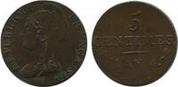 5 Centimes 5 Centimes Dupré Directoire Petit Module -