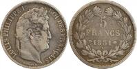 France 5 Francs 5 Francs Louis-Philippe Ier Tête Laurée Tranche En Relief -