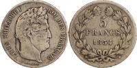France 5 Francs 5 Francs Louis-Philippe Ier Tête Laurée Tranche En Relief -