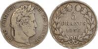 France 5 Francs 5 Francs Louis-Philippe Ier Tête Laurée Tranche En Relief -