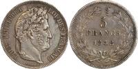 France 5 Francs 5 Francs Louis-Philippe Ier Tête Laurée Tranche En Relief -
