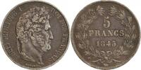France 5 Francs 5 Francs Louis-Philippe Ier Tête Laurée Le I plus éloigné - Tranche en Relief -