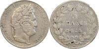 France 5 Francs 5 Francs Louis-Philippe Ier Tête Laurée Le I plus éloigné - Tranche en Relief -