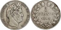 France 5 Francs 5 Francs Louis-Philippe Ier Tête Laurée Le I plus éloigné - Tranche en Relief -