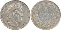 France 5 Francs 5 Francs Louis-Philippe Ier Tête Laurée Le I plus éloigné - Tranche en Relief -