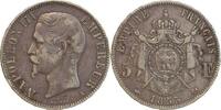 France 5 Francs 5 Francs Napoléon III Tête Nue Second Empire -
