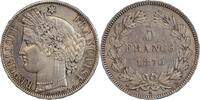 France 5 Francs 5 Francs Cérès Sans Légende Gouvernement de Défense Nationale -