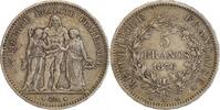 France 5 Francs 5 Francs Hercule Troisième République -