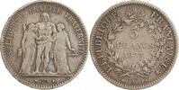 France 5 Francs 5 Francs Hercule Troisième République -