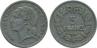 5 Francs 5 Francs Lavrillier Aluminium Quatrième République -