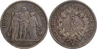 France 5 Francs 5 Francs Union et Force Consulat Union Serré - avec glands intérieurs -