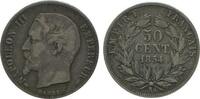 50 Centimes 50 Centimes Napoleon III Tête Nue Second Empire -