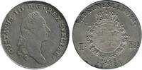 Suede Argent 1 Daler Suède - 1 Daler Gustave III - 1781 O.L -