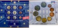 Italie Euros Série B.U. Italie 2010 - 9 Pièces -