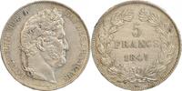 France 5 Francs 5 Francs Louis-Philippe Ier Tête Laurée Le I plus éloigné - Tranche en Relief -