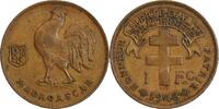 Madagascar 1 Franc 1 Franc France Libre - Madagascar -
