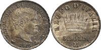 Italie Argent - Occupation Francaise 5 Soldi 5 Soldi Napoléon Imperator - Italie Occupation Française Argent -