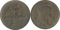France 10 Centimes 10 Centimes Dupuis Epreuve Définitive Flan Mat sans le mot Essai -
