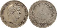 France 5 Francs 5 Francs Louis-Philippe Ier Tête Nue Tranche en Relief -