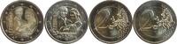 Luxembourg 2 Euros 2 Euros Luxembourg 2020 - Naissance du Prince Charles - Lot de 2 pièces -