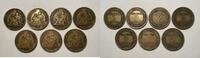 2 Francs Série Complète 2 Francs Chambre de Commerce 1920 à 1926 -