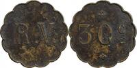 Jeton Jeton en Laiton 30 Centimes R.V. -